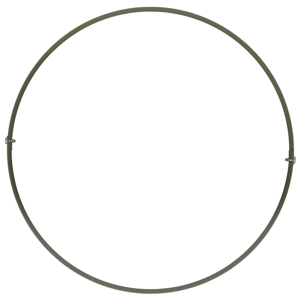 Vasi da giardino 5 pcs Oliver verde 30 x 30 x 20 cm Acciaio 873599