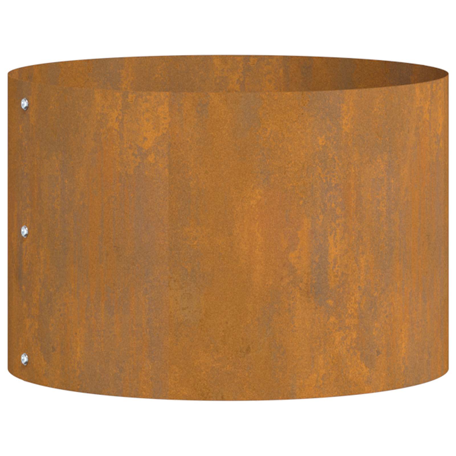 Anello per vaso-Supporto per Vaso Marrone 30 x 30 x 20 cm Acciaio CorTen