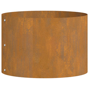 Anello per vaso-Supporto per Vaso Marrone 30 x 30 x 20 cm Acciaio CorTen