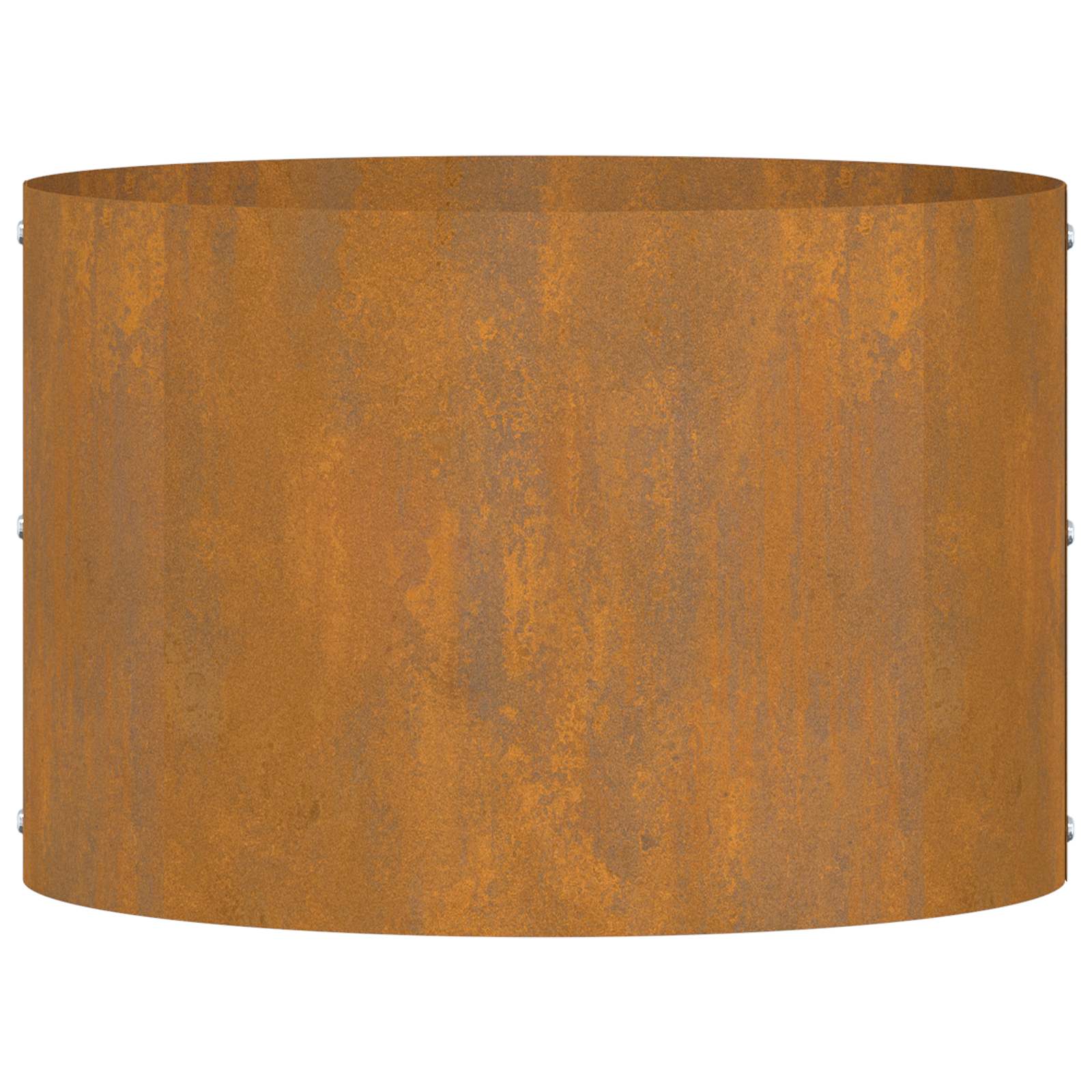Anello per vaso-Supporto per Vaso Marrone 30 x 30 x 20 cm Acciaio CorTen