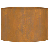 Anello per vaso-Supporto per Vaso Marrone 30 x 30 x 20 cm Acciaio CorTen
