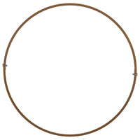 Anello per vaso-Supporto per Vaso Marrone 30 x 30 x 20 cm Acciaio CorTen