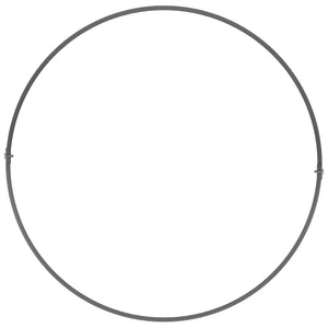 Vasi da giardino 5 pcs Nero 40 x 40 x 20 cm Acciaio 873607