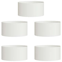 Anello per vaso 5 pz-Set di 5 Supporto per Vaso Bianco 40 x 40 x 20 cm