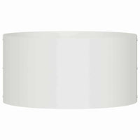 Vasi da giardino 5 pcs Bianco 40 x 40 x 20 cm Acciaio 873609