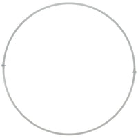 Vasi da giardino 5 pcs Bianco 40 x 40 x 20 cm Acciaio 873609