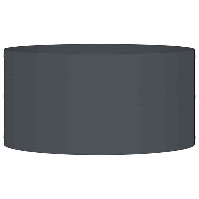 Vaso da giardino Antracite 40 x 40 x 20 cm Acciaio 873610