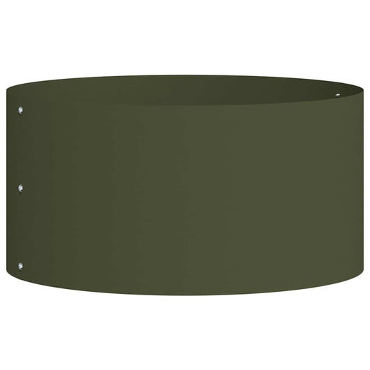 Vaso da giardino Oliver verde 40 x 40 x 20 cm Acciaio 873612