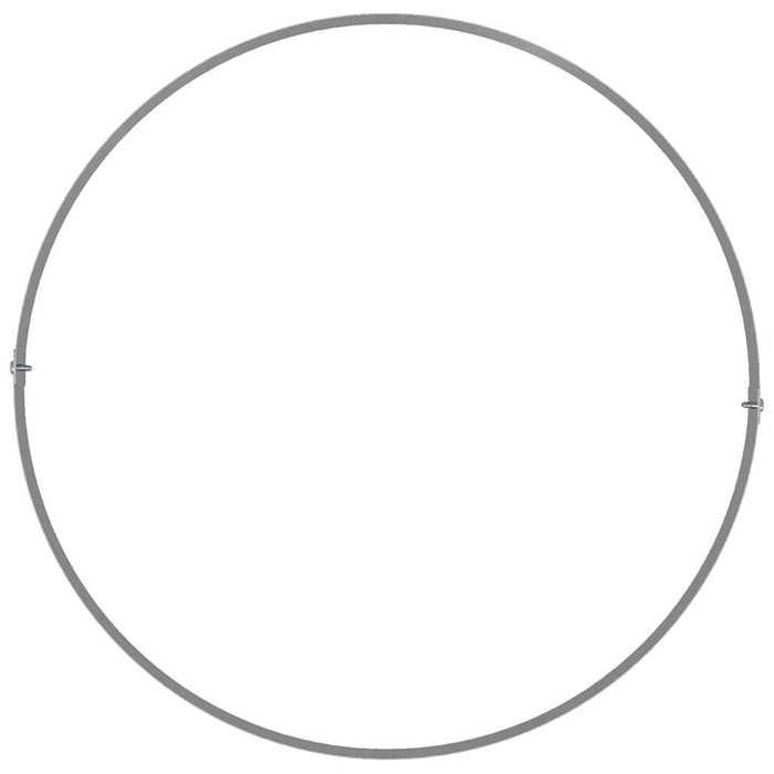 Anello per vaso-Supporto per Vaso Argento 40 x 40 x 20 cm Acciaio zincato