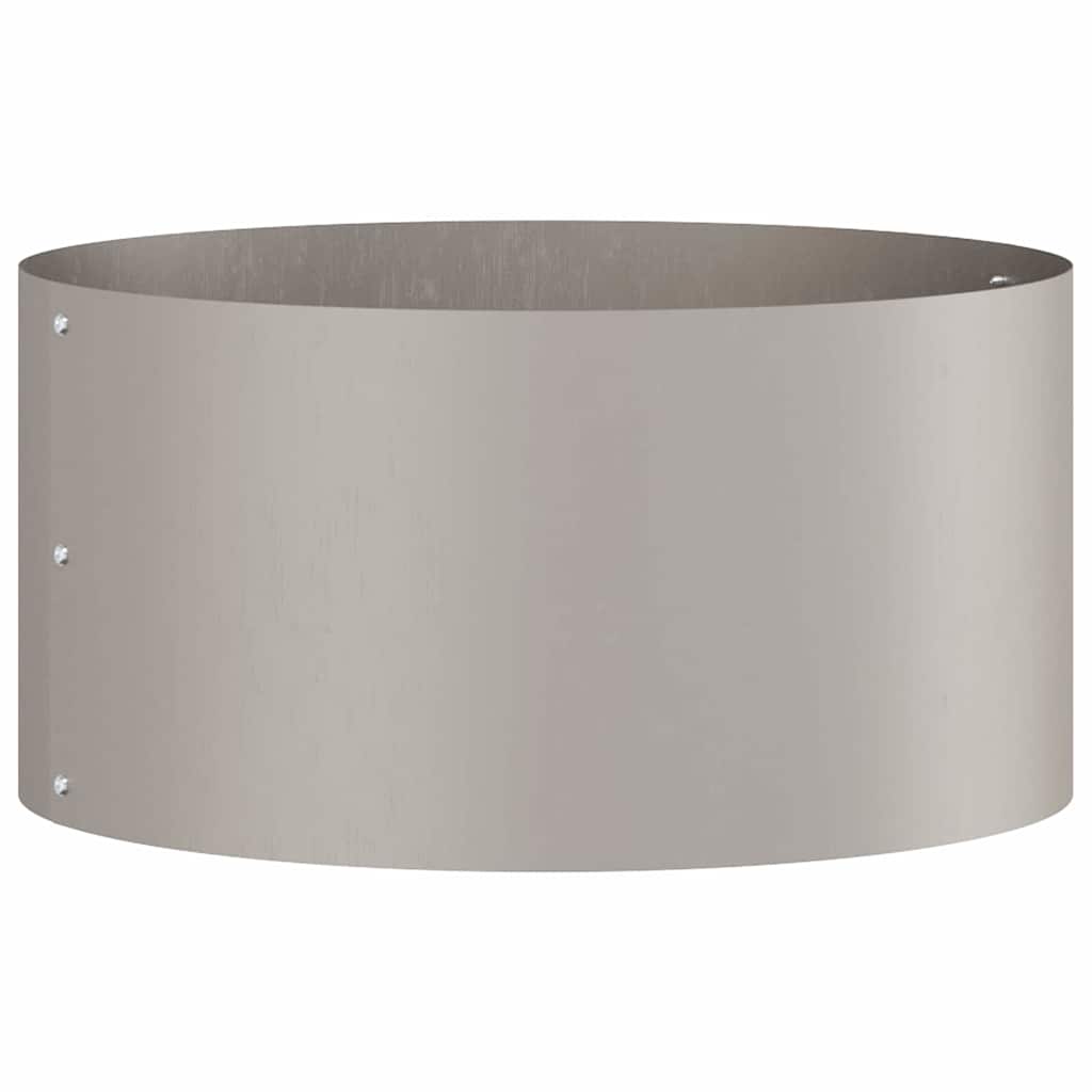 vidaXL Vaso da giardino Marrone 40 x 40 x 20 cm Acciaio corten