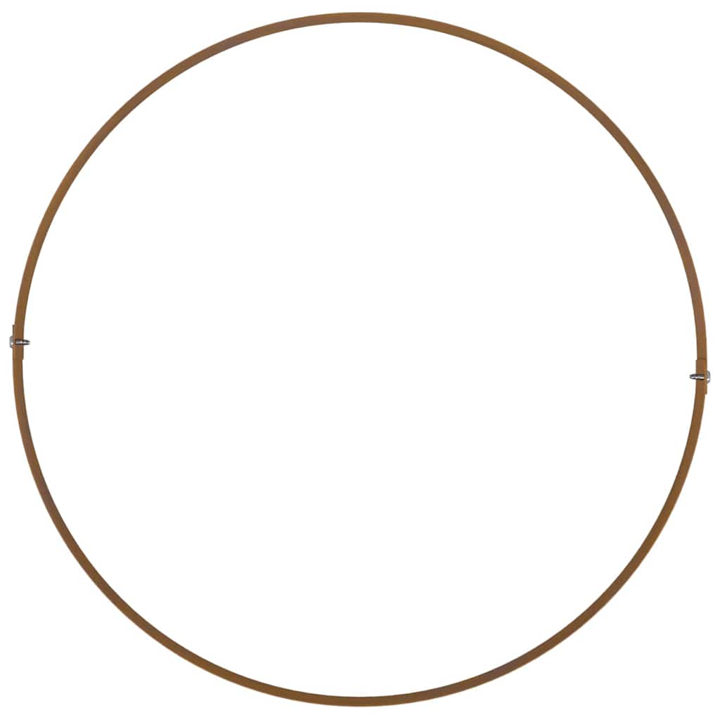 Anello per vaso-Supporto per Vaso Marrone 40 x 40 x 20 cm Acciaio CorTen