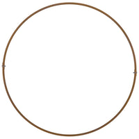 Anello per vaso 5 pz-Set di 5 Supporto per Vaso Marrone 40 x 40 x 20 cm Acciaio CorTen