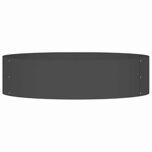 Vaso da giardino 5 pz-Set di 5 Fioriera da Esterno-Contenitore per Piante Nero 80 x 80 x 20 cm