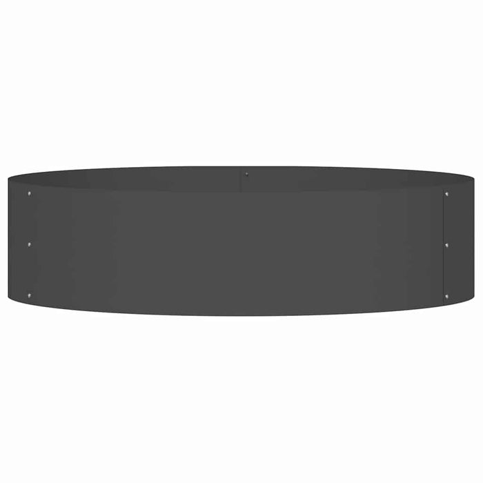 Vaso da giardino 5 pz-Set di 5 Fioriera da Esterno-Contenitore per Piante Nero 80 x 80 x 20 cm