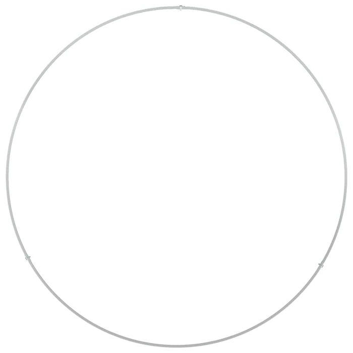 Anello per vaso 5 pz-Set di 5 Supporto per Vaso Bianco 80 x 80 x 20 cm