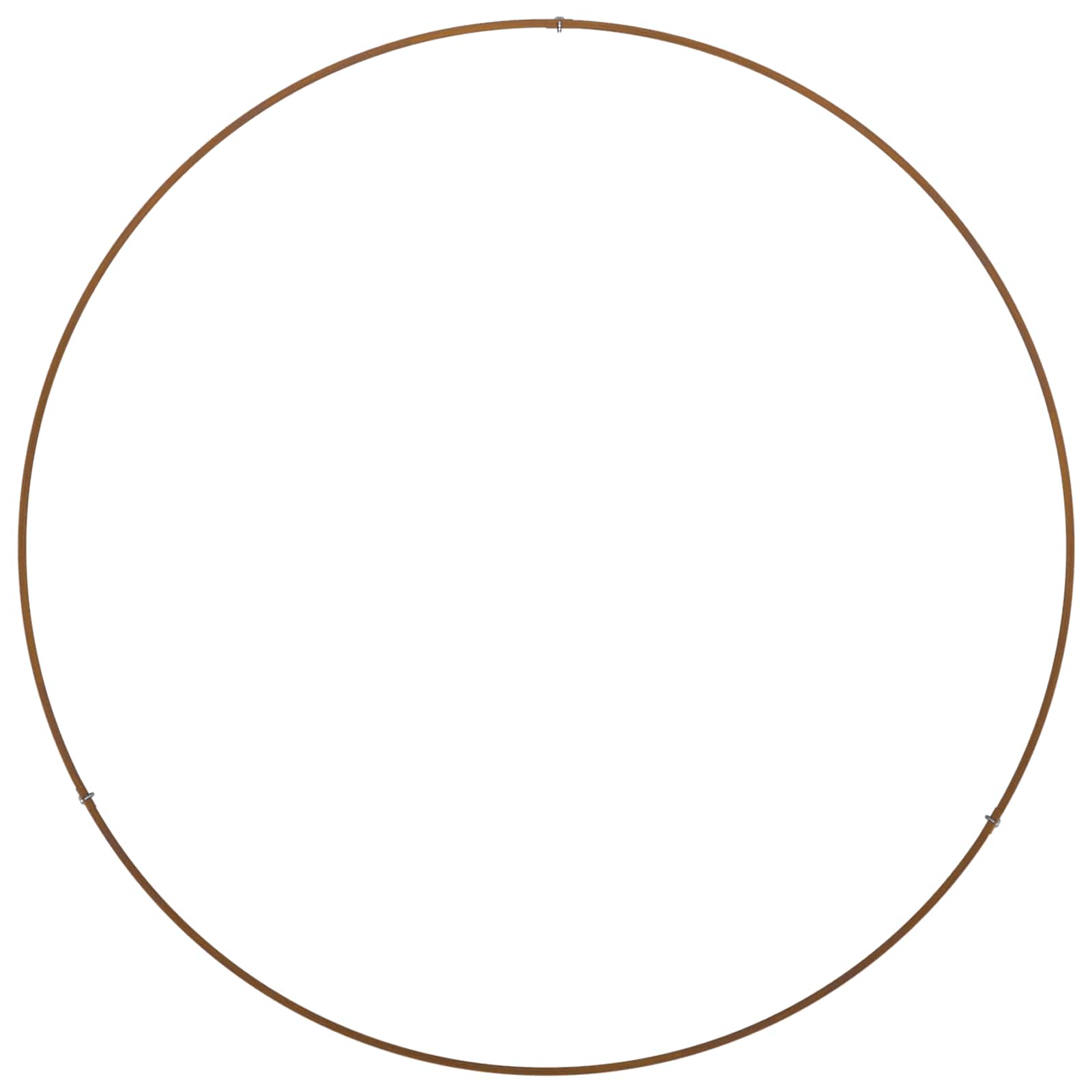 Anello per vaso-Supporto per Vaso Marrone 80 x 80 x 20 cm Acciaio CorTen