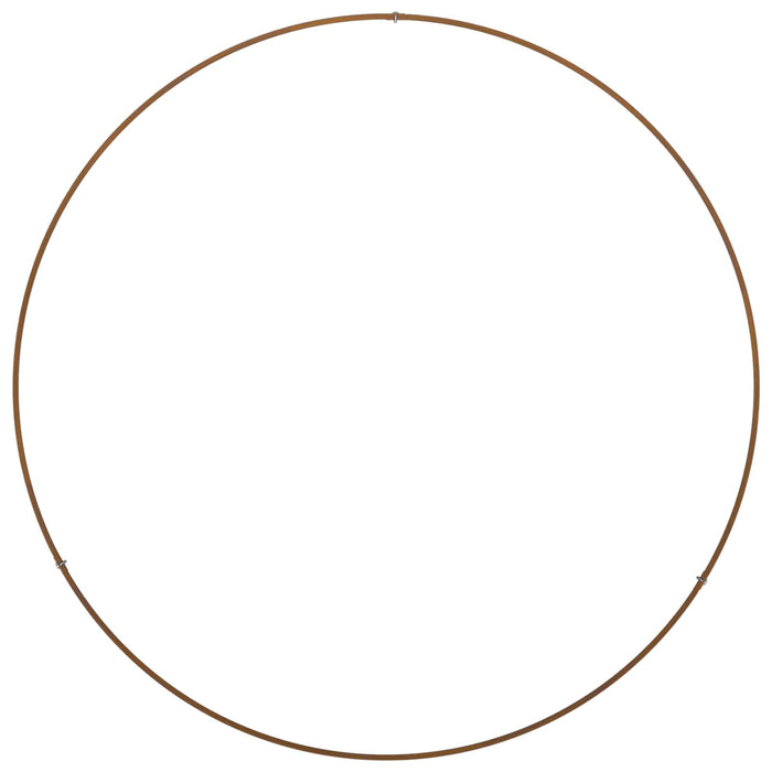 Anello per vaso-Supporto per Vaso Marrone 80 x 80 x 20 cm Acciaio CorTen