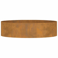 Anello per vaso 5 pz-Set di 5 Supporto per Vaso Marrone 80 x 80 x 20 cm Acciaio CorTen