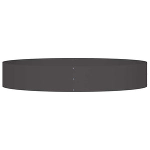 Vaso da giardino Nero 120 x 120 x 20 cm Acciaio 873634