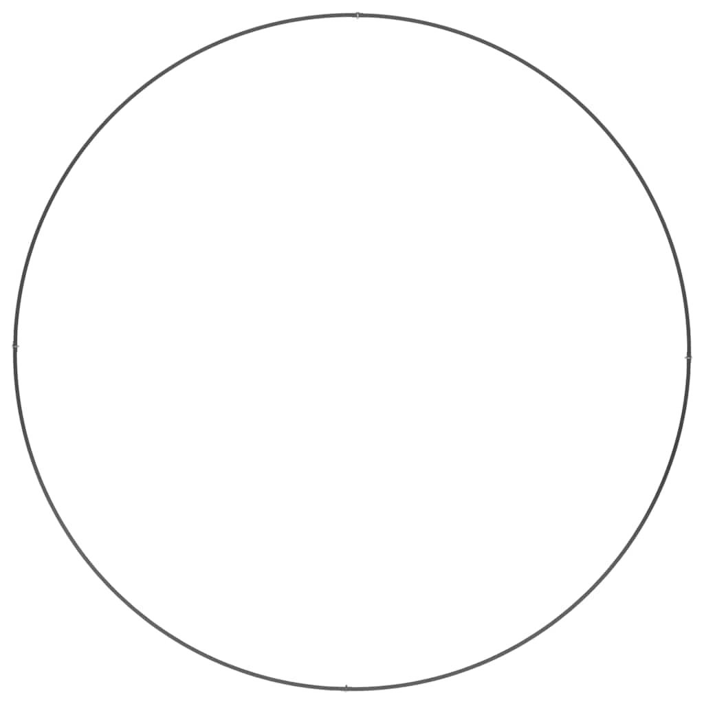 Anello per vaso-Supporto per Vaso Nero 120 x 120 x 20 cm