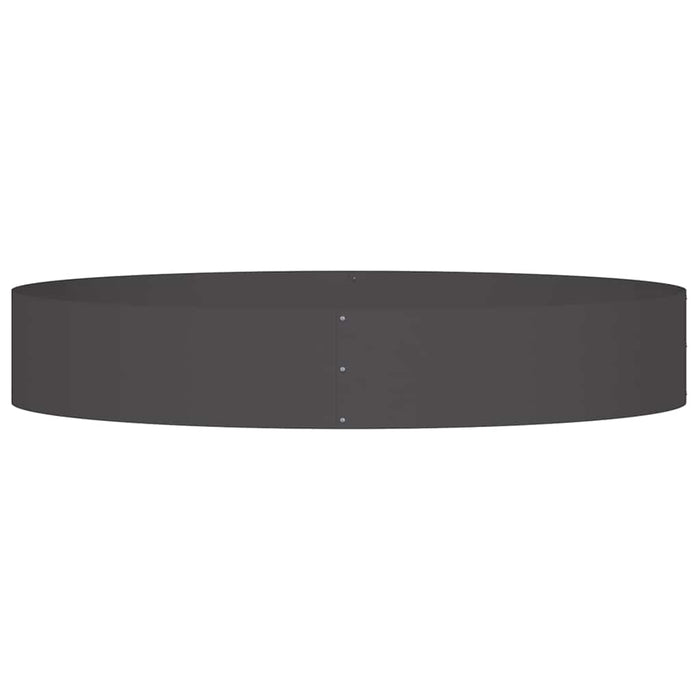 Anello per vaso 5 pz-Set di 5 Supporto per Vaso Nero 120 x 120 x 20 cm