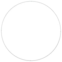 Vasi da giardino 5 pcs Bianco 120 x 120 x 20 cm Acciaio 873637