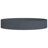 Vasi da giardino 5 pz-Fioriera da Esterno-Contenitore per Piante Antracite 120 x 120 x 20 cm Acciaio