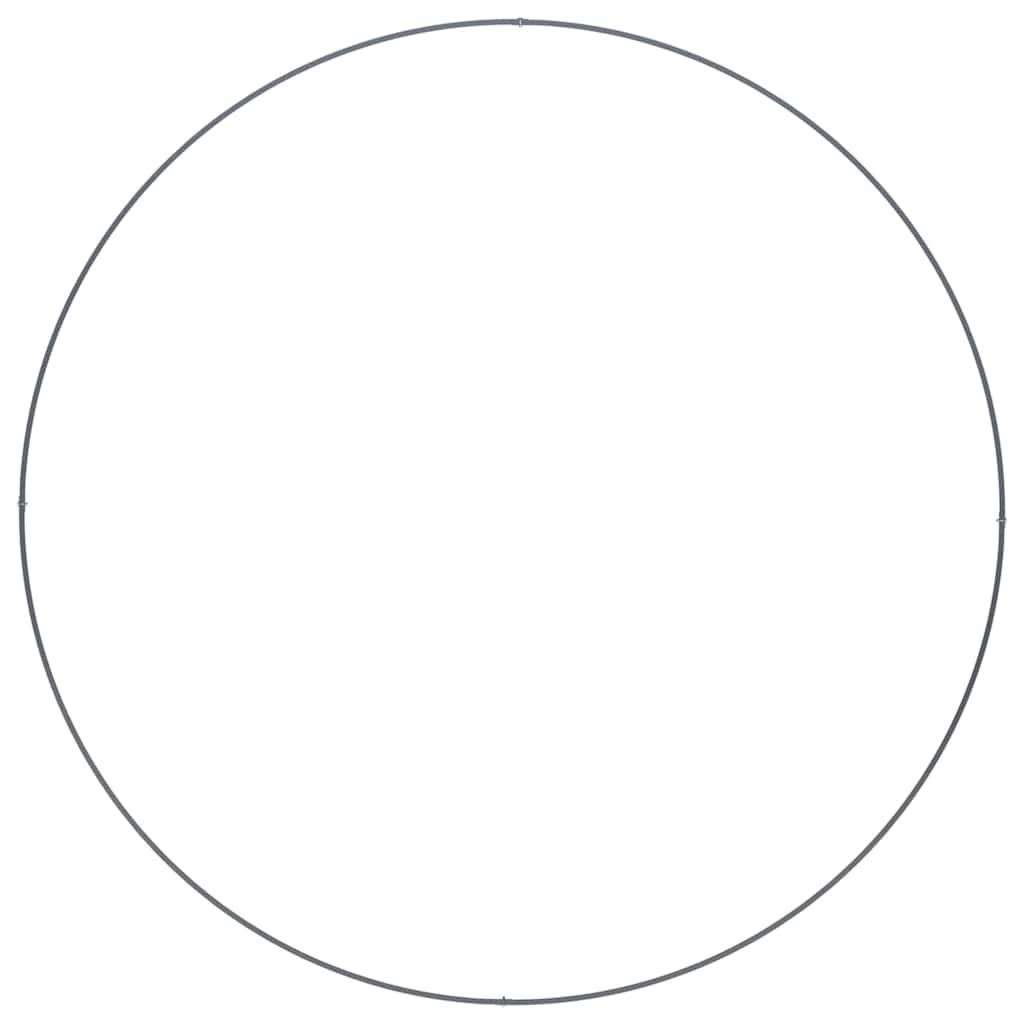 Vasi da giardino 5 pcs Antracite 120 x 120 x 20 cm Acciaio 873639