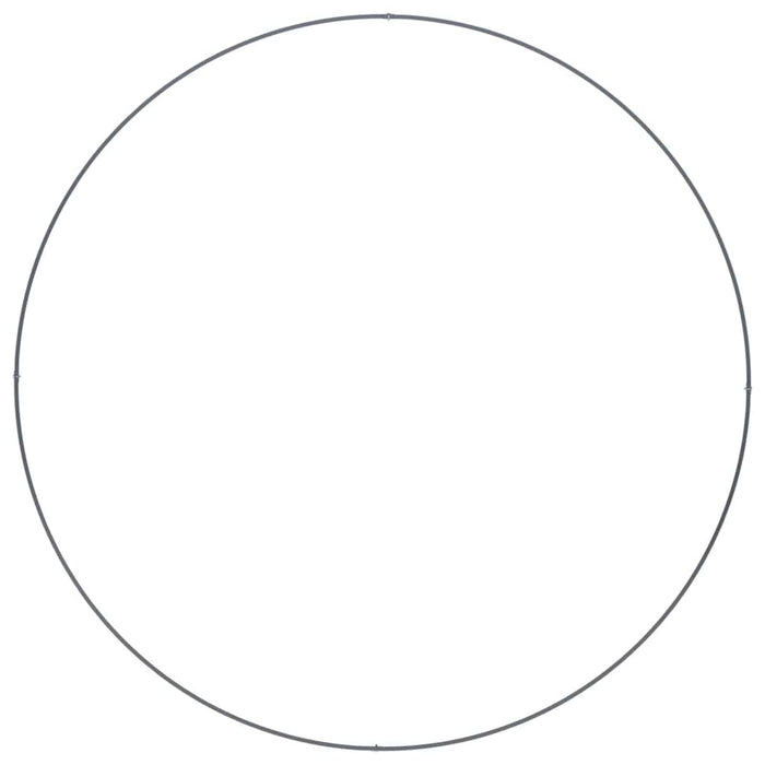 Vasi da giardino 5 pz-Fioriera da Esterno-Contenitore per Piante Antracite 120 x 120 x 20 cm Acciaio