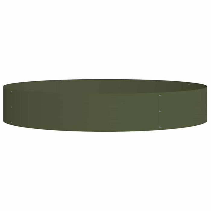 Anello per vaso 5 pz-Set di 5 Supporto per Vaso Verde oliva 120 x 120 x 20 cm