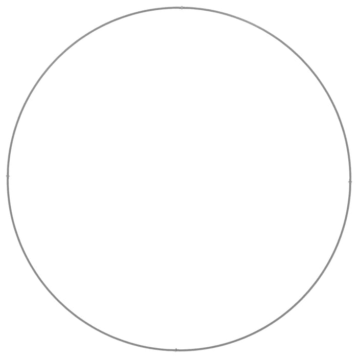 Vasi da giardino 5 pcs Argento 120 x 120 x 20 cm 873643