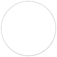 Anello per vaso-Supporto per Vaso Argento 120 x 120 x 20 cm Acciaio zincato