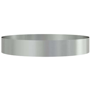 Anello per vaso 5 pz-Set di 5 Supporto per Vaso Argento 120 x 120 x 20 cm Acciaio zincato