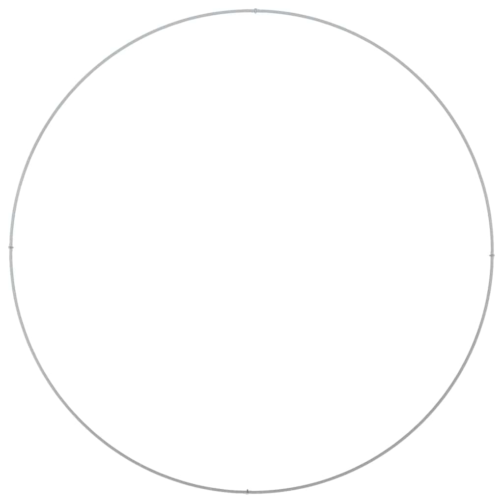 Vasi da giardino 5 pcs Argento 120 x 120 x 20 cm 873645