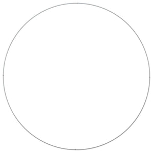 Vasi da giardino 5 pcs Argento 120 x 120 x 20 cm 873645