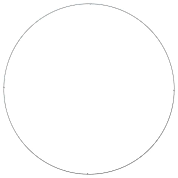 Vasi da giardino 5 pcs Argento 120 x 120 x 20 cm 873645