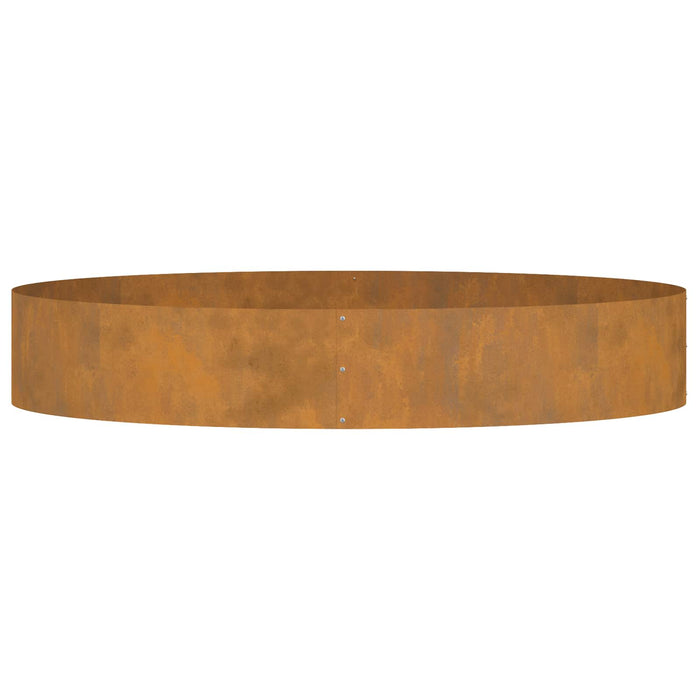 Anello per vaso-Supporto per Vaso Marrone 120 x 120 x 20 cm Acciaio CorTen