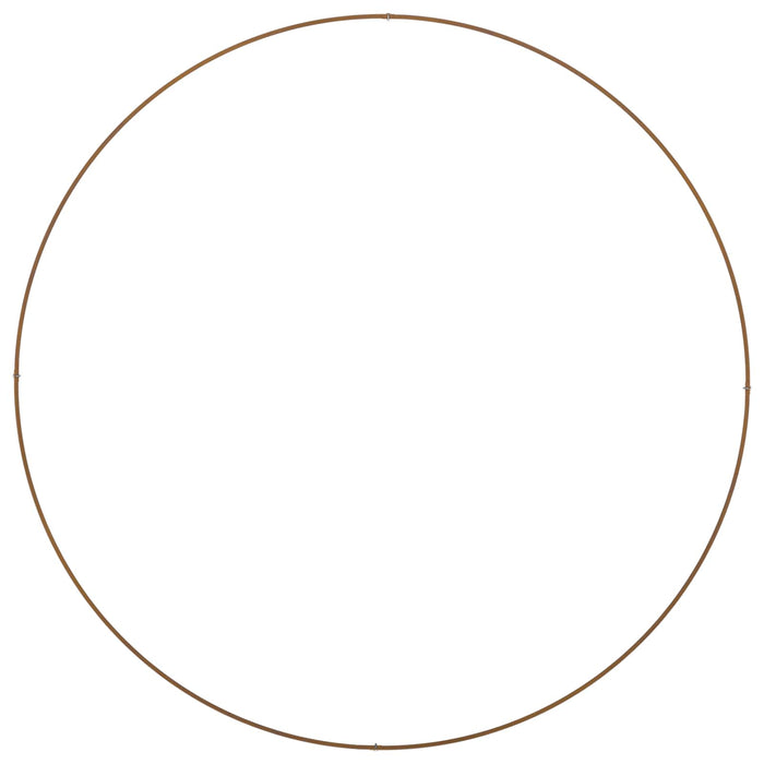 Anello per vaso-Supporto per Vaso Marrone 120 x 120 x 20 cm Acciaio CorTen