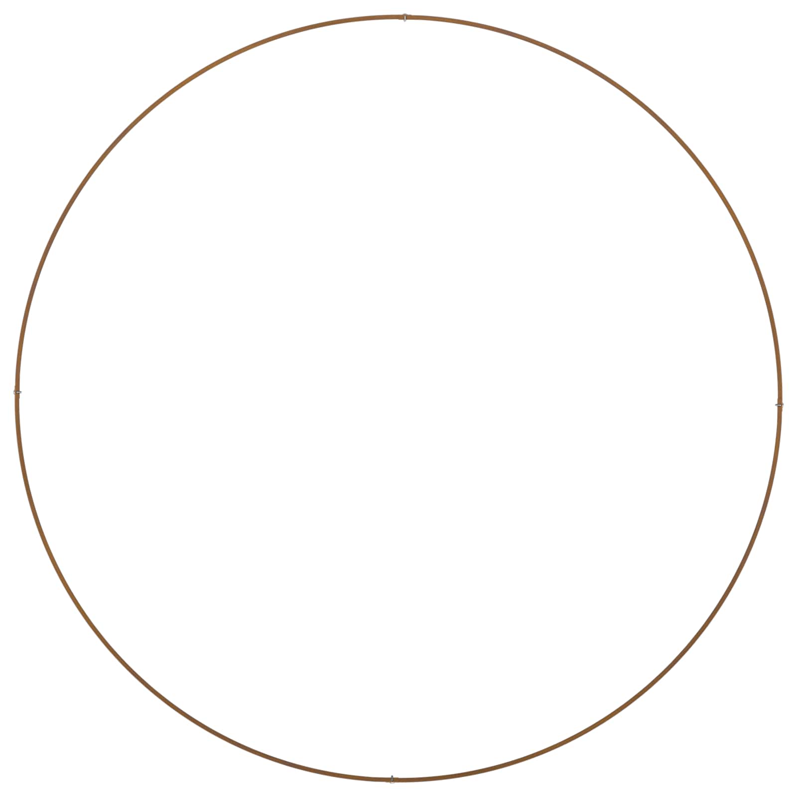 Anello per vaso 5 pz-Set di 5 Supporto per Vaso Marrone 120 x 120 x 20 cm Acciaio CorTen