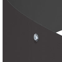 Vaso da giardino Nero 90 x 90 x 20 cm Acciaio 873648