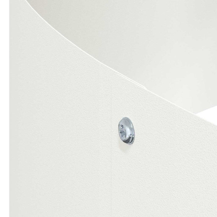 Vaso da giardino-Fioriera da Esterno-Contenitore per Piante Bianco 90 x 90 x 20 cm