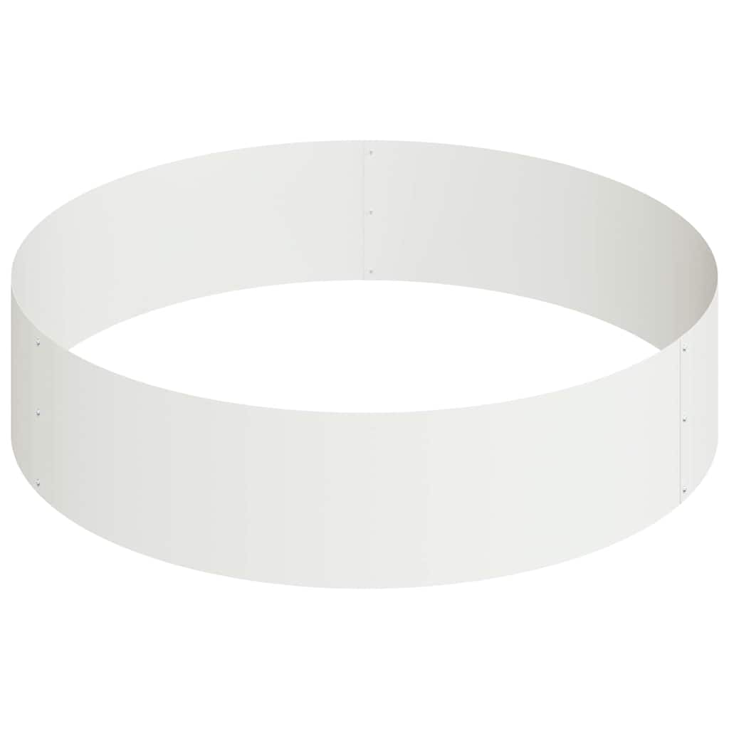 Vaso da giardino-Fioriera da Esterno-Contenitore per Piante Bianco 90 x 90 x 20 cm