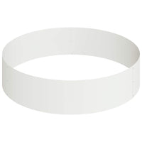 Vaso da giardino-Fioriera da Esterno-Contenitore per Piante Bianco 90 x 90 x 20 cm