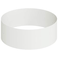 Vaso da giardino-Fioriera da Esterno-Contenitore per Piante Bianco 90 x 90 x 20 cm