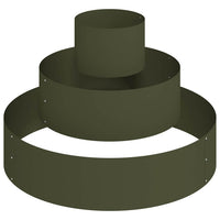 Vaso da giardino-Fioriera Esterno-Contenitore per Piante Verde oliva 90 x 90 x 20 cm