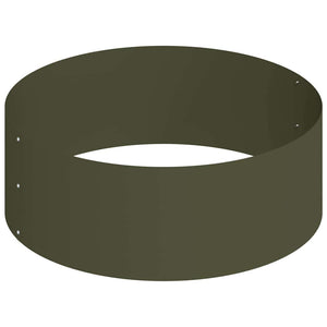 Vaso da giardino-Fioriera Esterno-Contenitore per Piante Verde oliva 90 x 90 x 20 cm