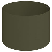 Vaso da giardino-Fioriera Esterno-Contenitore per Piante Verde oliva 90 x 90 x 20 cm