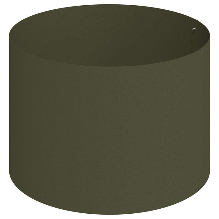 Vaso da giardino Oliver verde 90 x 90 x 20 cm Acciaio 873651