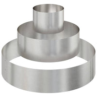 Vaso da giardino-Fioriera da Esterno-Contenitore per Piante Argento 90 x 90 x 20 cm Acciaio inossidabile