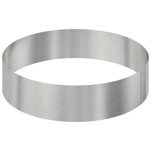 Vaso da giardino-Fioriera da Esterno-Contenitore per Piante Argento 90 x 90 x 20 cm Acciaio inossidabile